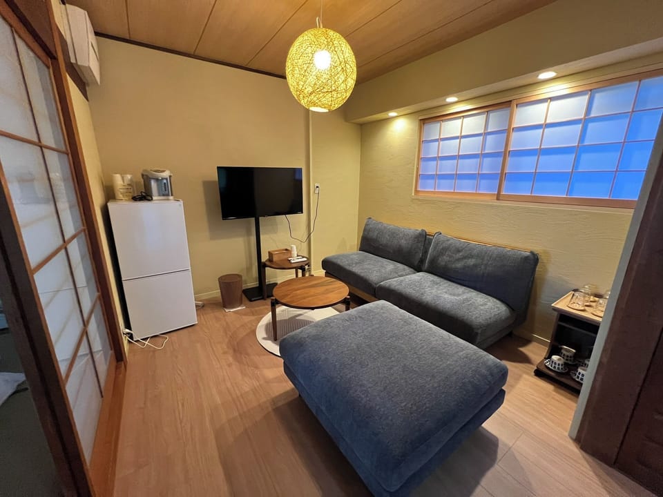 House B - Private Japanese-Style Room (Up to 4 People), Non Smoking | Living area | TV