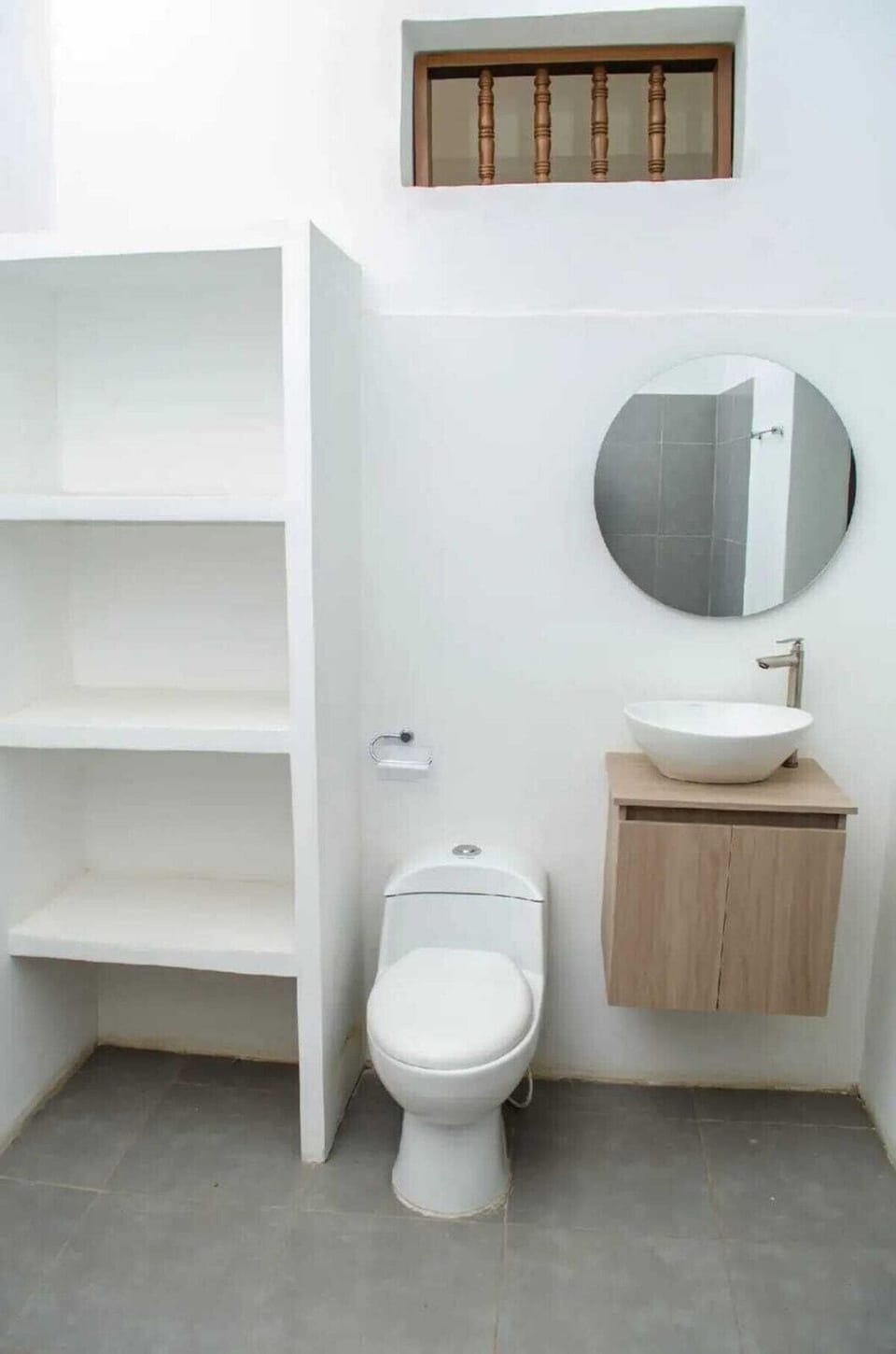 Shower, towels, soap, toilet paper