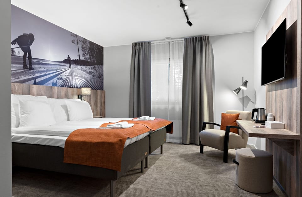Deluxe Double or Twin Room | Desk, iron/ironing board (on request), WiFi (free)