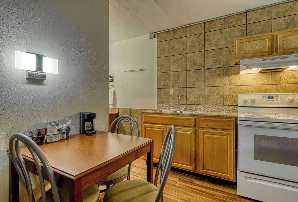 Suite, 2 Queen Beds, Non Smoking, Kitchen | Premium bedding, desk, blackout drapes, iron/ironing board