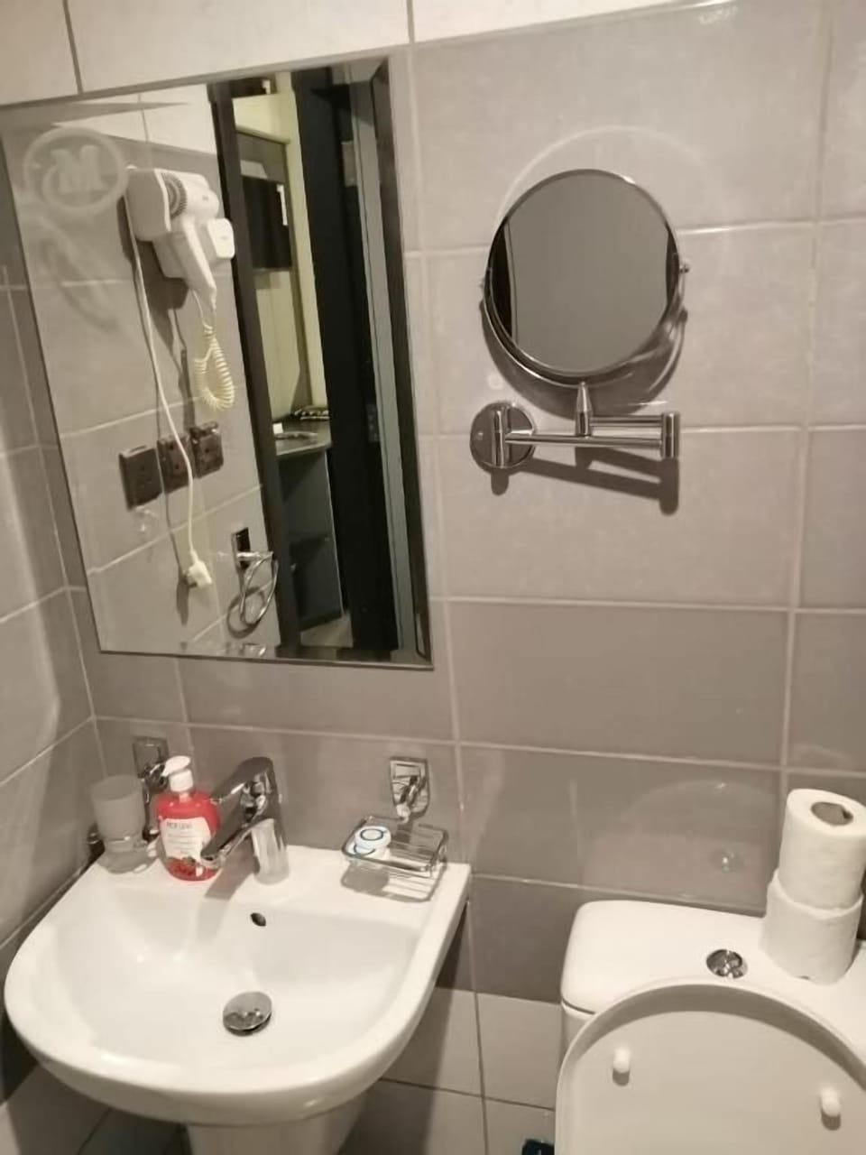 Free toiletries, hair dryer, towels, soap