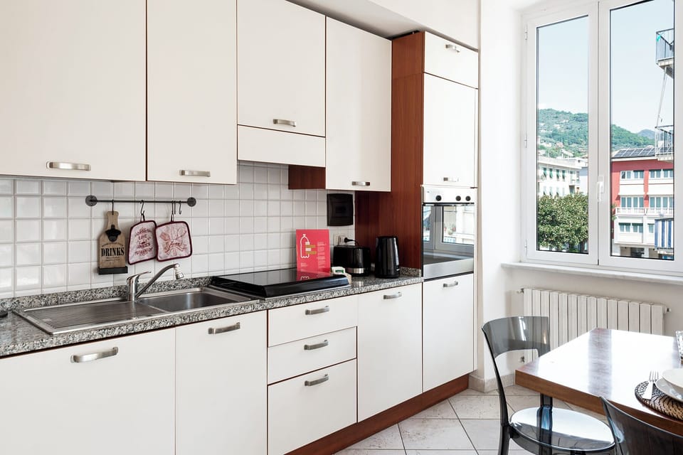 Apartment, 2 Bedrooms, Balcony, Partial Sea View | Private kitchen | Fridge, oven, stovetop, dishwasher