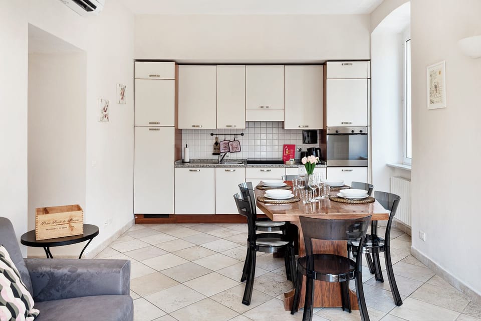 Apartment, 2 Bedrooms, Balcony, Partial Sea View | Private kitchen | Fridge, oven, stovetop, dishwasher