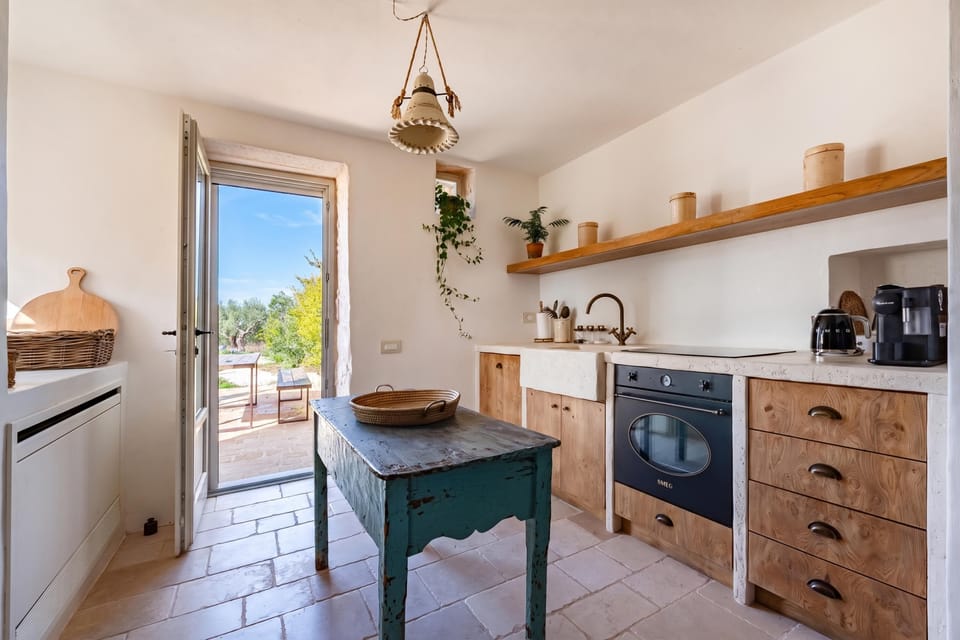 Family Villa, 4 Bedrooms, Microwave, Mountainside (Masseria Maranna Trulli&Spa Luxury) | Private kitchen