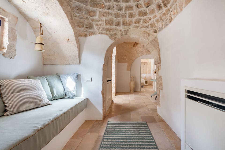 Family Villa, Multiple Bedrooms, Mountainside (Masseria Maranna Trulli & Spa) | Living area | 21-inch Smart TV with digital channels