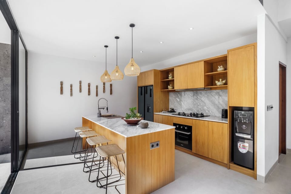 Villa, Patio, Pool View | Private kitchen | Cookware/dishes/utensils