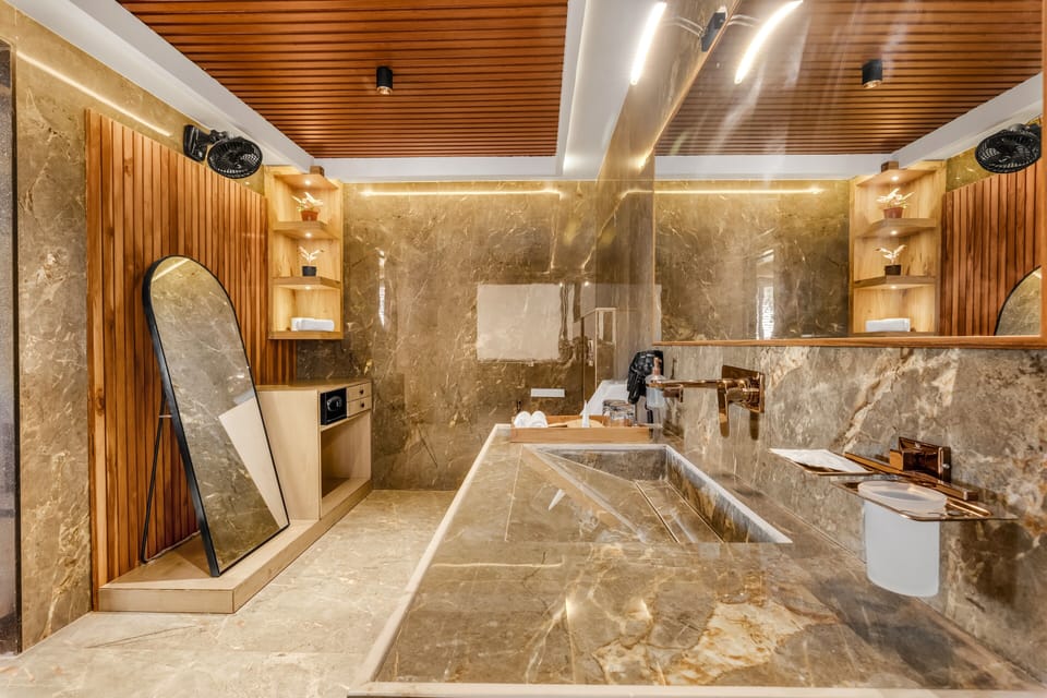 Junior Suite, 2 Bedrooms, Private Pool, River View | Bathroom | Free toiletries, hair dryer, slippers, towels