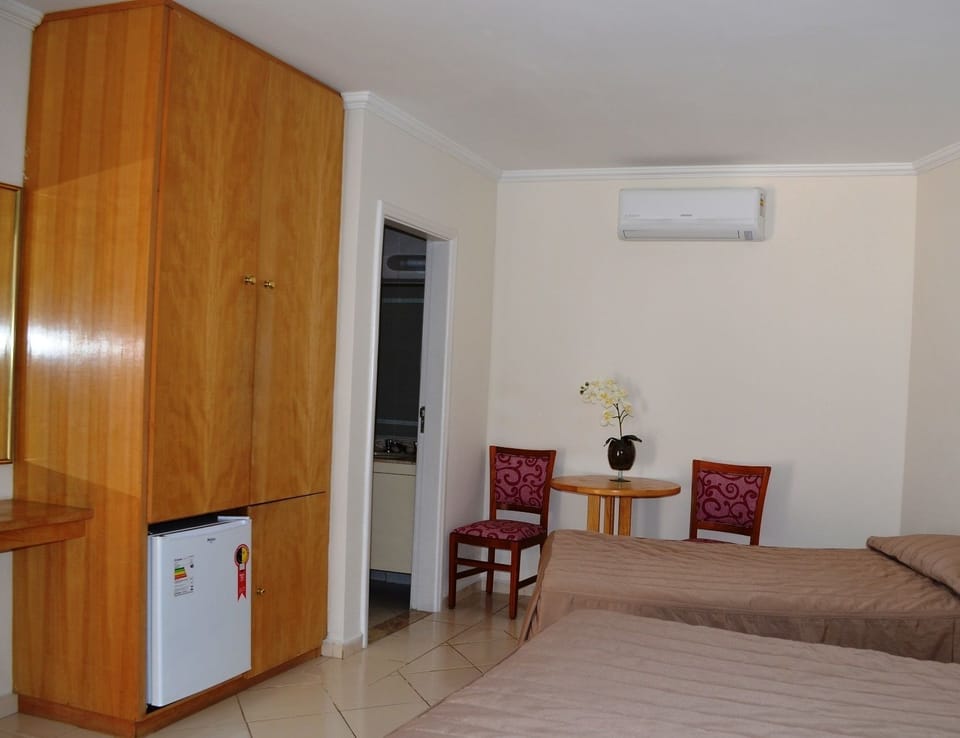 Minibar, desk, blackout drapes, free WiFi