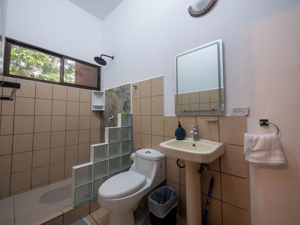 Free toiletries, hair dryer, towels, soap