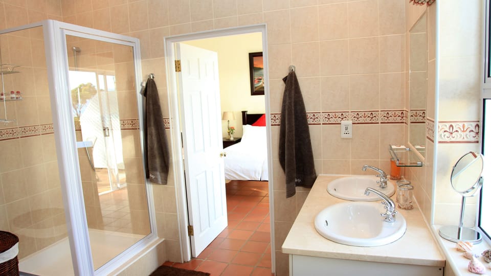 Fynbos Suite | Bathroom | Free toiletries, hair dryer, bathrobes, slippers