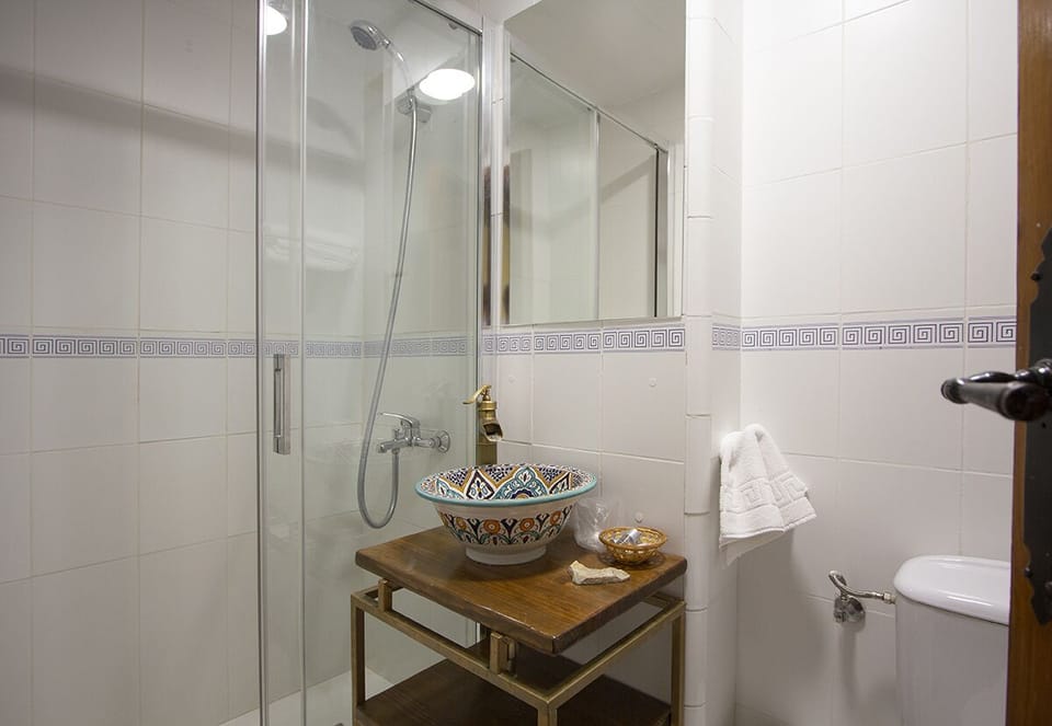 Free toiletries, hair dryer (on request), towels