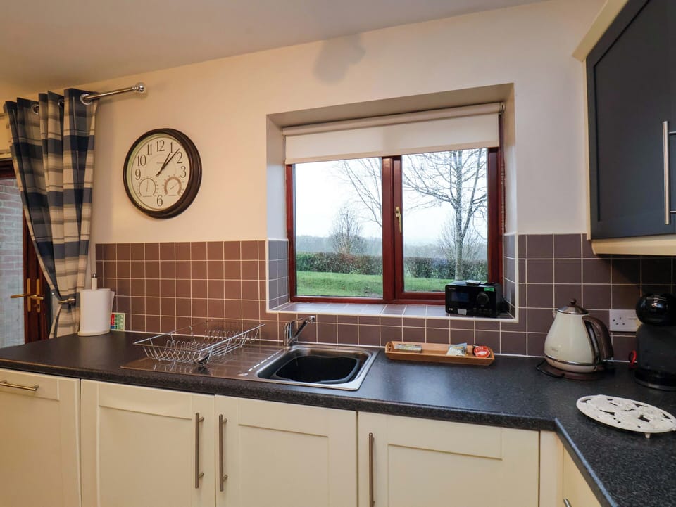 Fridge, microwave, dishwasher, toaster