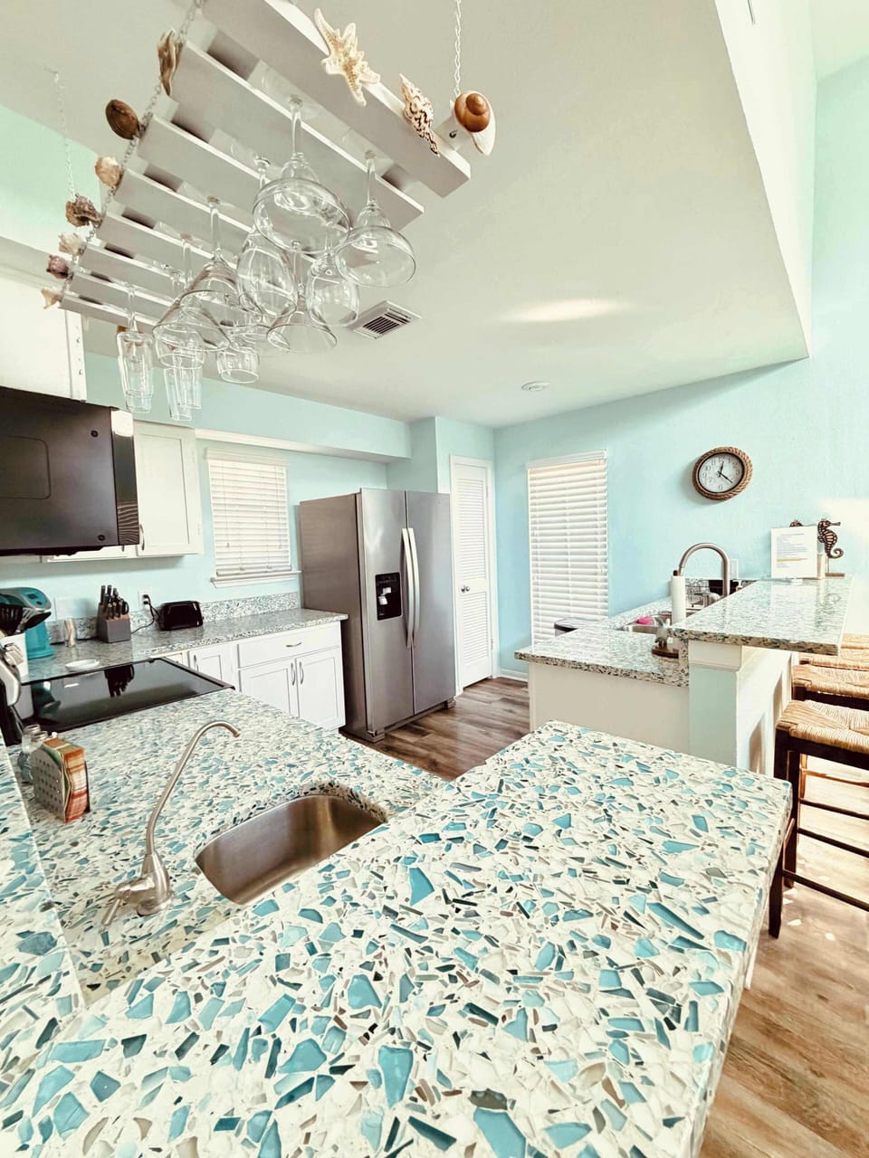 Townhome, Multiple Beds, Patio (Saltwater Solace) | Private kitchen | Dining table