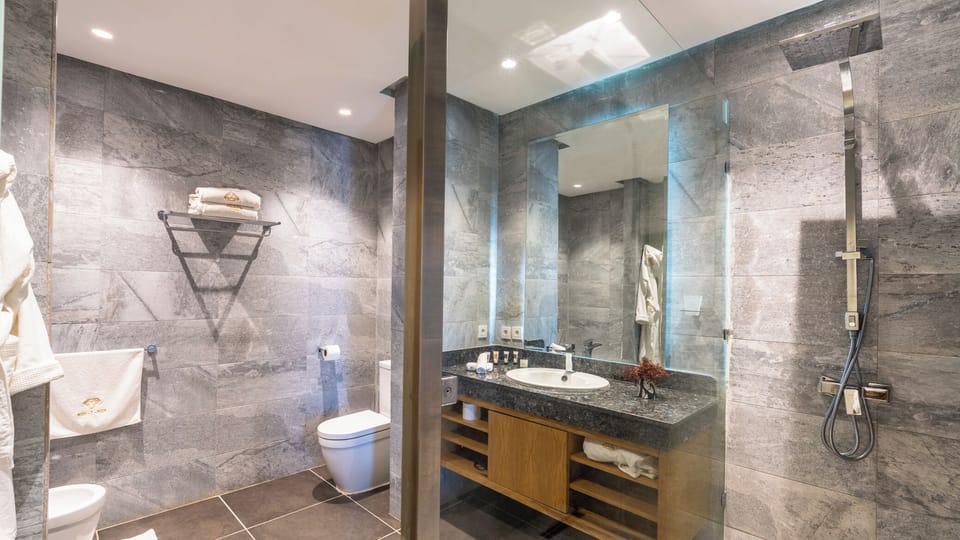 Standard Room | Bathroom | Free toiletries, bathrobes, slippers, bidet