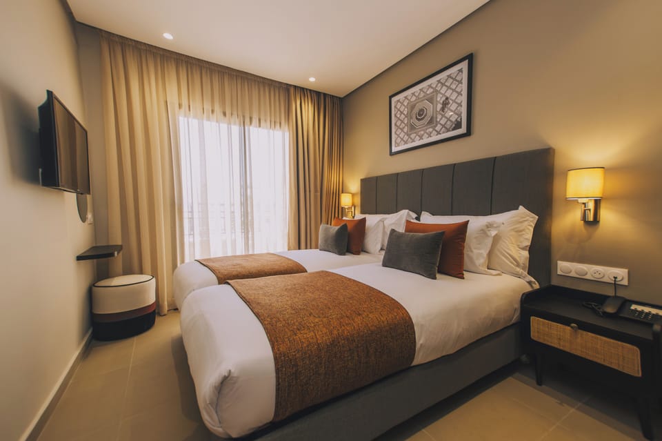 Executive Double or Twin Room | Premium bedding, free cribs/infant beds, free WiFi, bed sheets
