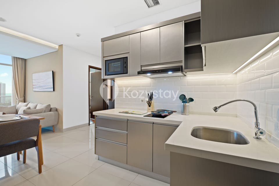 Apartment, 2 Bedrooms, City View | Private kitchen | Full-size fridge, microwave, stovetop, rice cooker