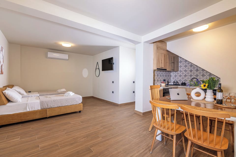 Basic Quadruple Room, Housekeeping, Pool View | In-room safe, soundproofing, WiFi (free)