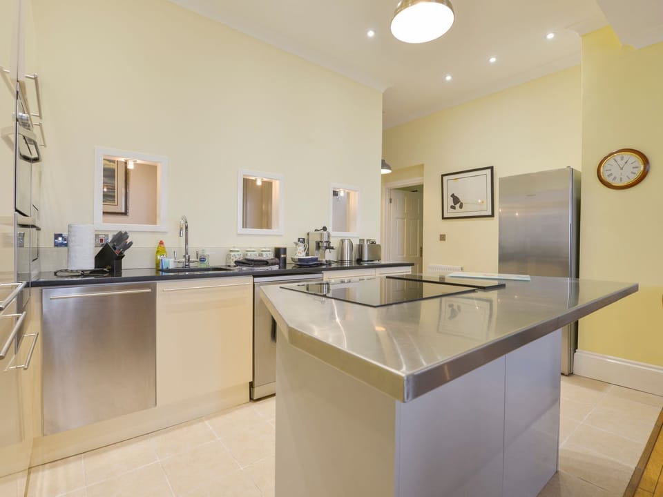 Fridge, microwave, dishwasher, toaster
