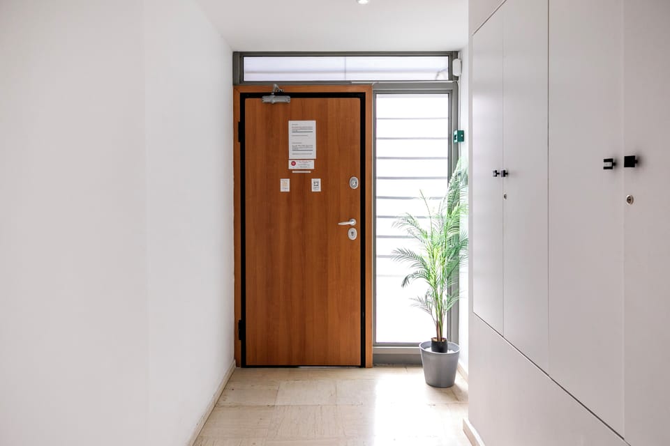Interior entrance