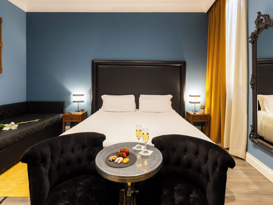 Deluxe Double Room, City View | Premium bedding, memory foam beds, free minibar items, in-room safe