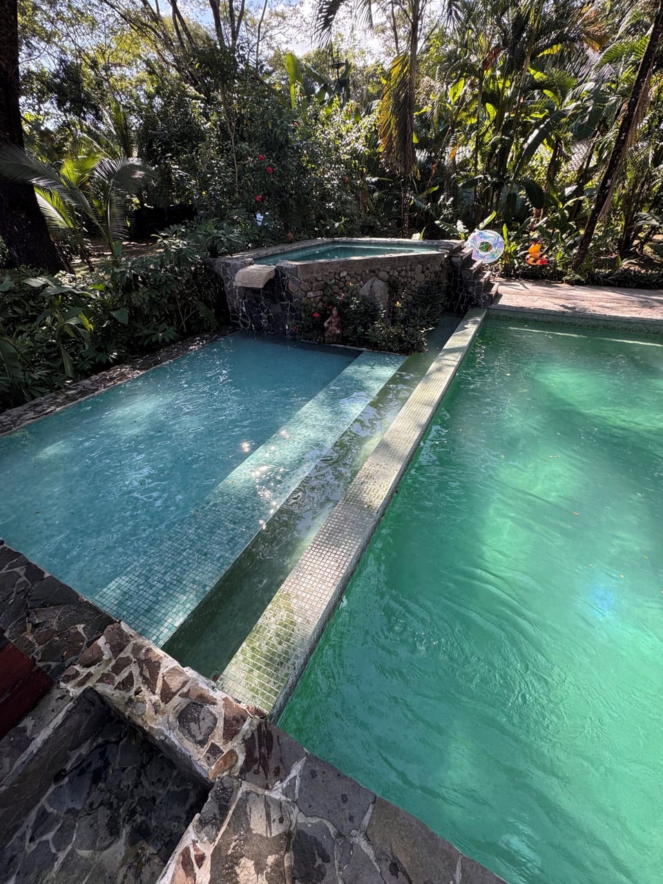 3 outdoor pools