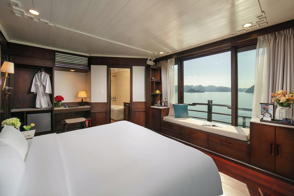 Royal Double Room, Balcony, Bay View | In-room safe, desk, laptop workspace, blackout drapes