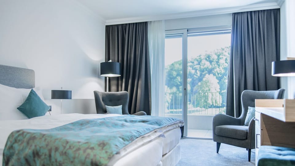 Superior Double Room, Balcony, Hill View | In-room safe, laptop workspace, blackout drapes, WiFi (free)