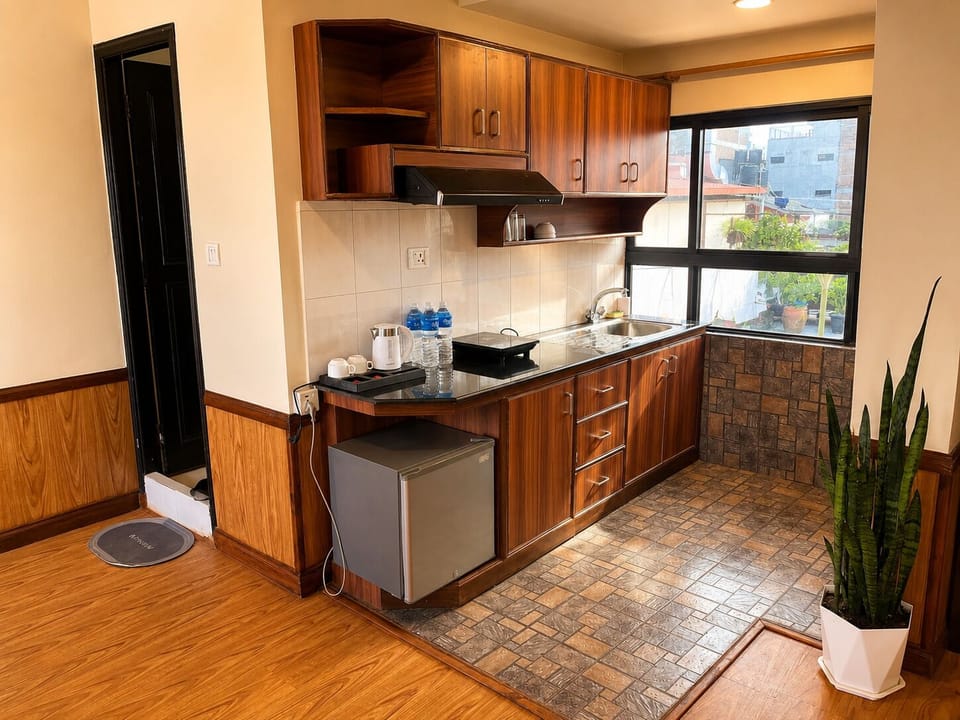 Deluxe Apartment | Private kitchenette | Coffee/tea maker, electric kettle