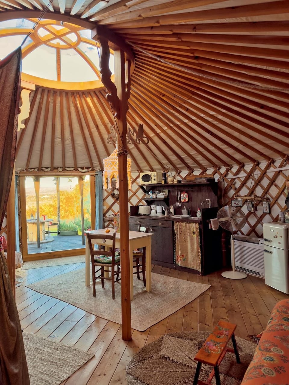 Standard Tent, Hill View | Private kitchen | Coffee/tea maker, fridge, microwave, electric kettle