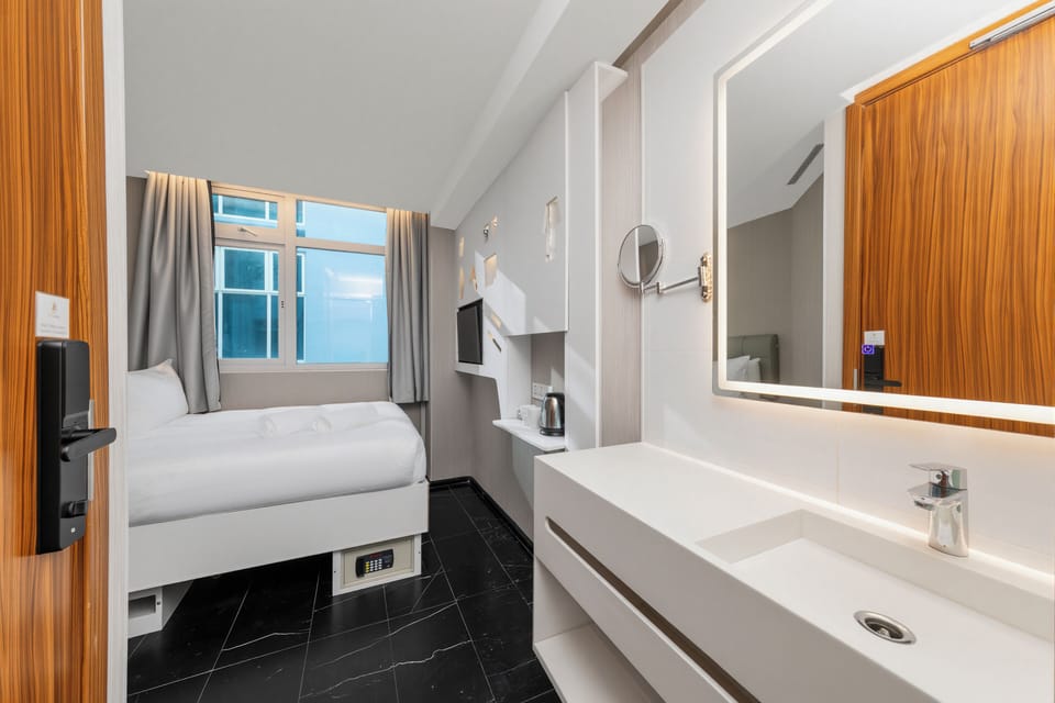 Luxury Double Room, City View | In-room safe, blackout drapes, iron/ironing board (on request)