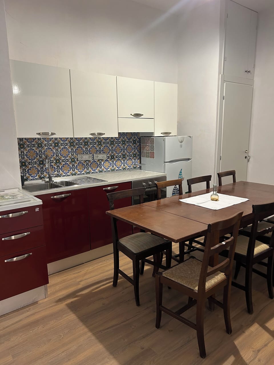 Shared fridge, microwave