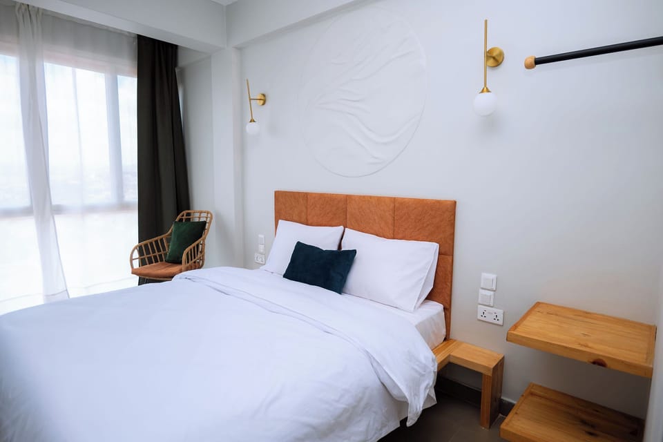 Standard Double Room, City View | Iron/ironing board (on request), WiFi (free)