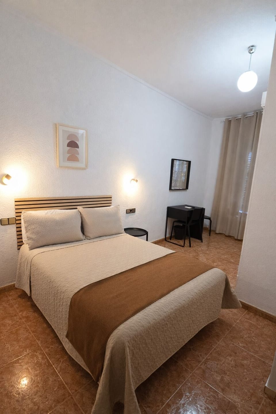 Standard Double Room, Patio | Minibar, iron/ironing board, bed sheets