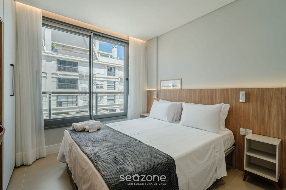 Apt w/ Barbecue Grill 50 m from the Beach DOI0203 Apartment in Florianopolis