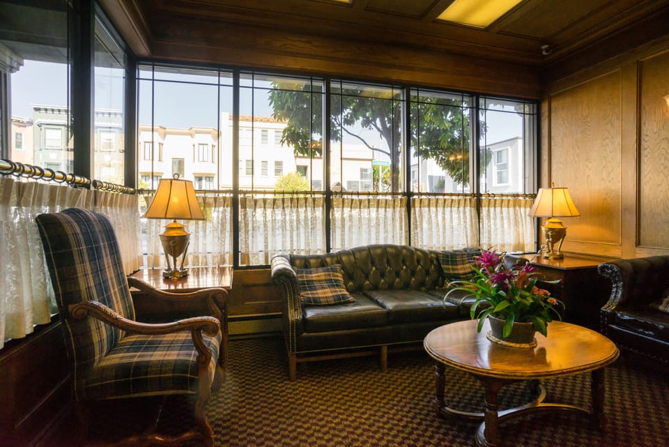 Lobby sitting area