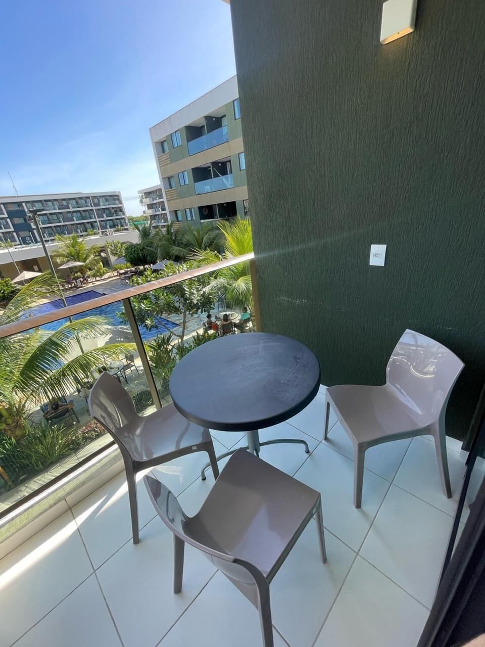 Comfort Apartment, Pool View | Terrace/patio