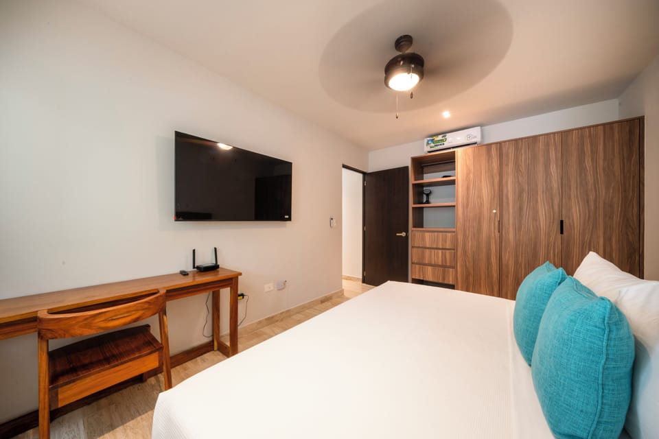 Luxury Apartment, Pool View | Iron/ironing board, free WiFi