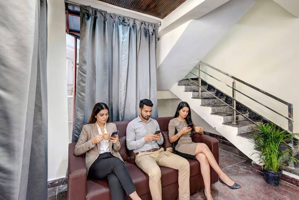 Lobby sitting area