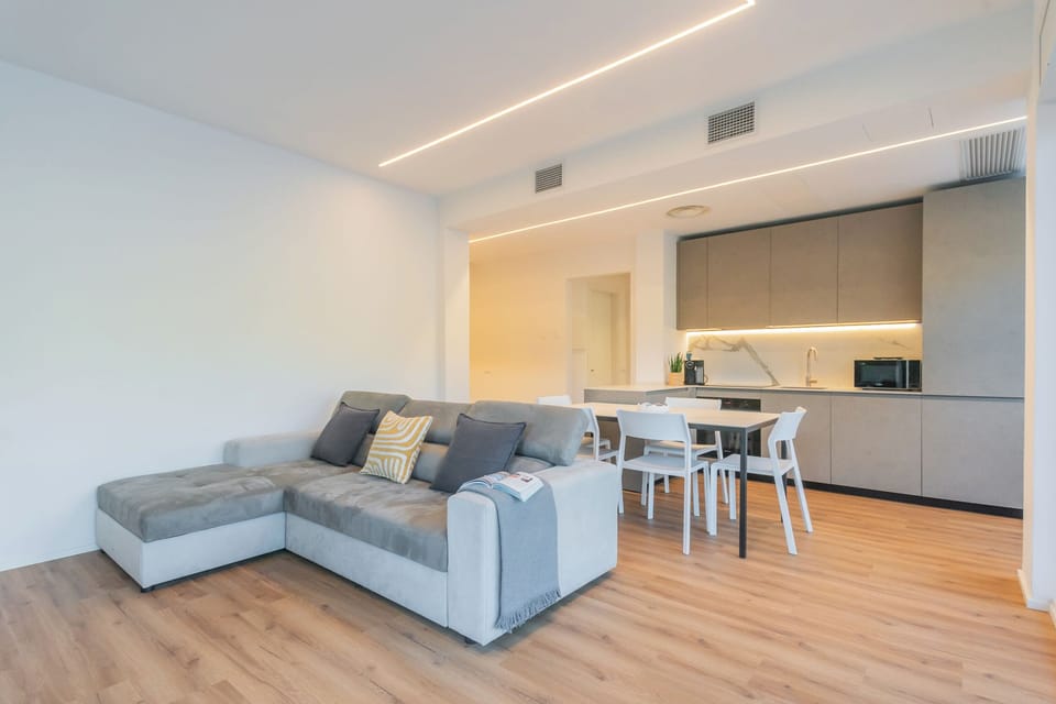 Villa (5 Bedrooms) | Living area | 32-inch TV with cable channels, Netflix, streaming services