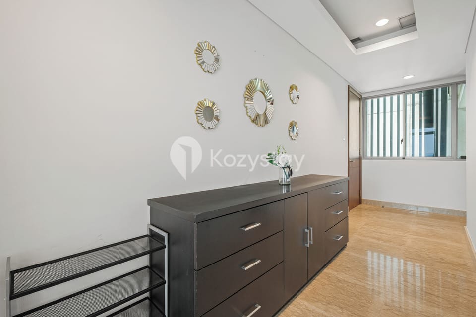 Apartment, 3 Bedrooms, City View | Living area | Smart TV, Netflix, streaming services