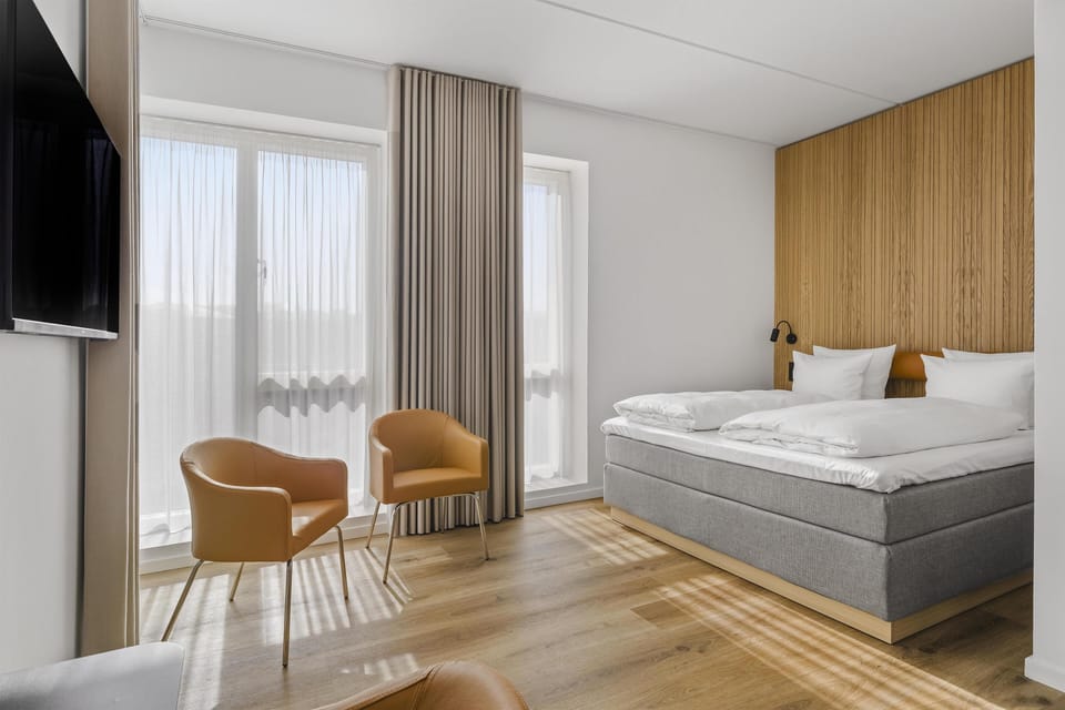 Premium Room, 1 King Bed, Non Smoking | Hypo-allergenic bedding, in-room safe, desk, laptop workspace