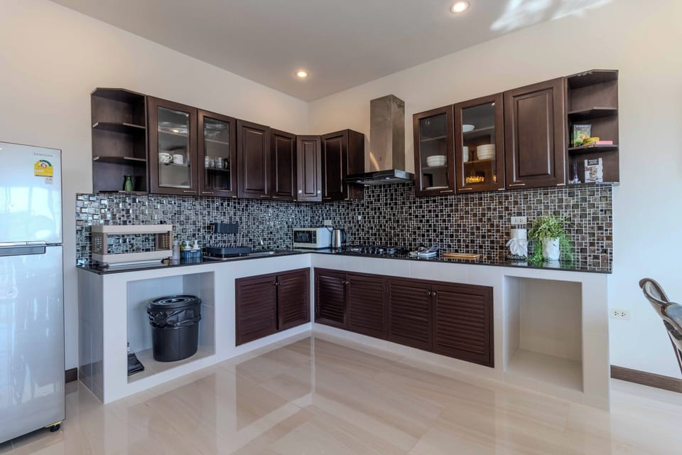 Villa, Patio | Private kitchen