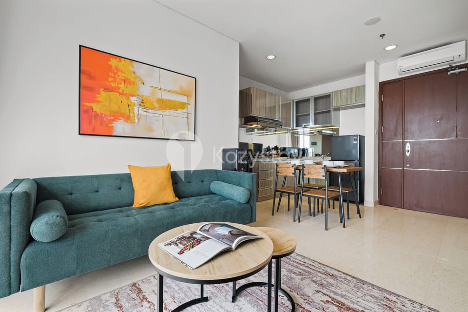 Apartment, 3 Bedrooms, City View | Living area | Flat-screen TV
