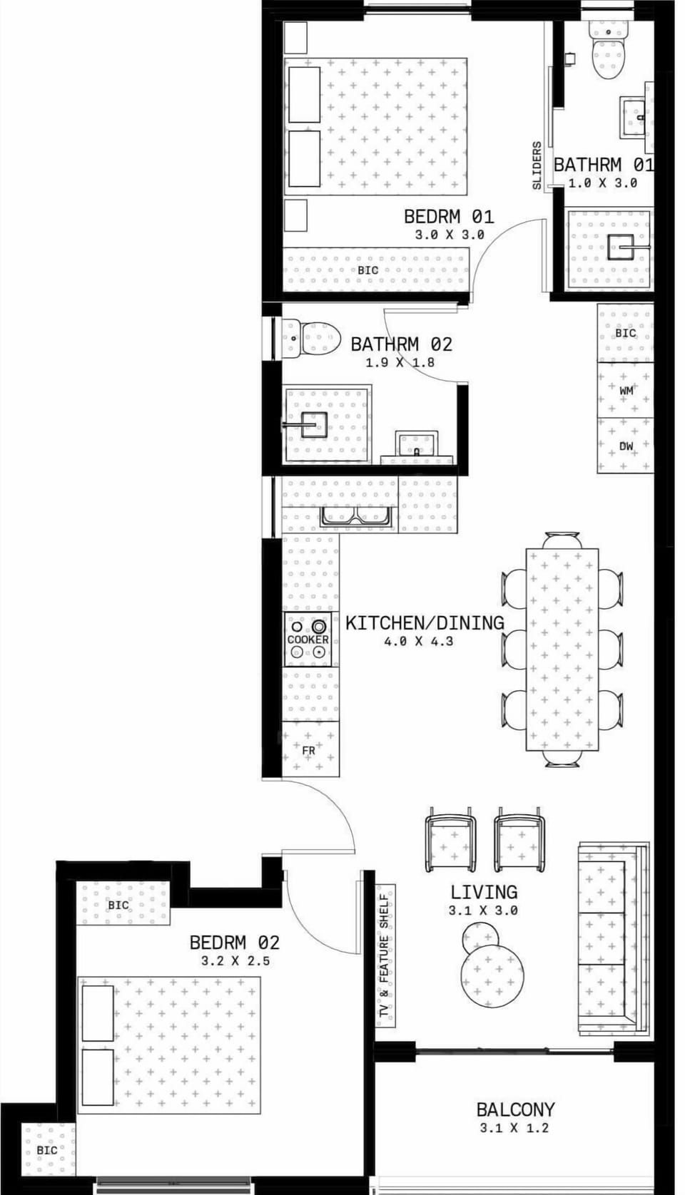 Apartment, 2 Bedrooms | Exterior