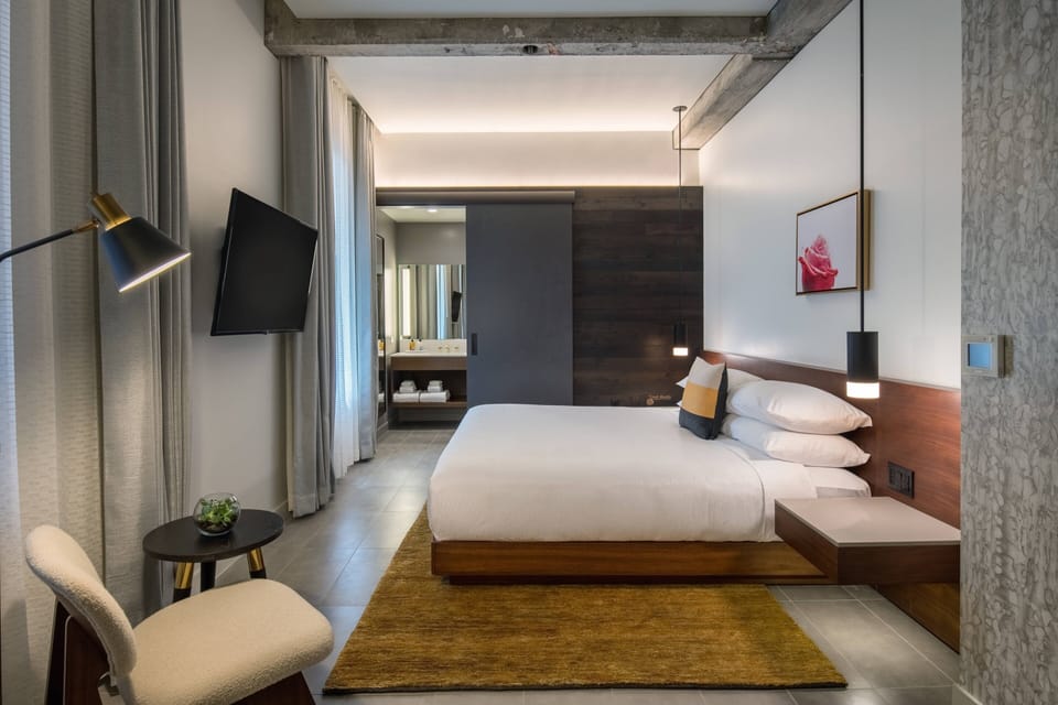 Premium bedding, pillowtop beds, in-room safe, individually decorated