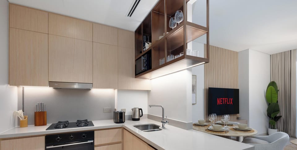 Apartment, City View | Private kitchen