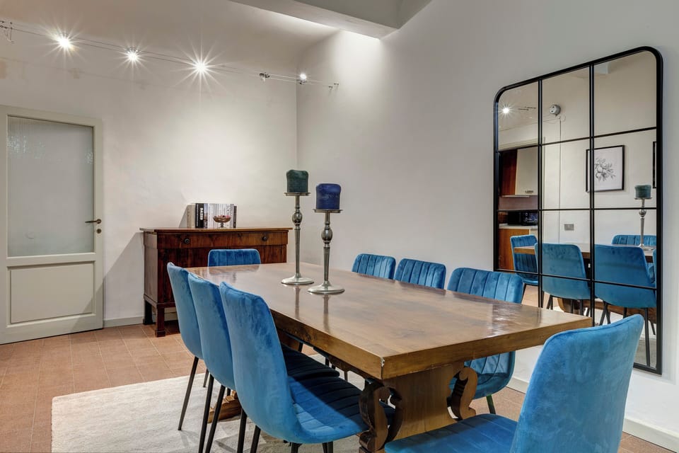 Apartment | Living area | 30-inch flat-screen TV with satellite channels