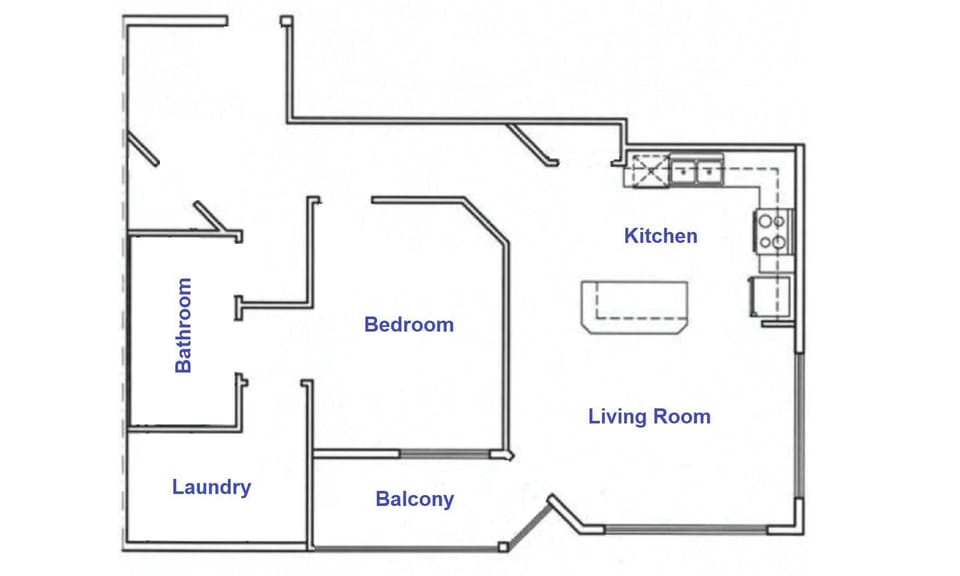 Deluxe Condo, Pets Allowed, City View | Floor plan