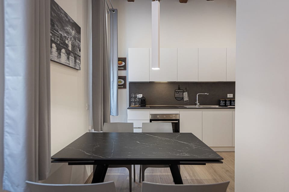 Apartment | Private kitchen | Microwave, stovetop, dishwasher, espresso maker