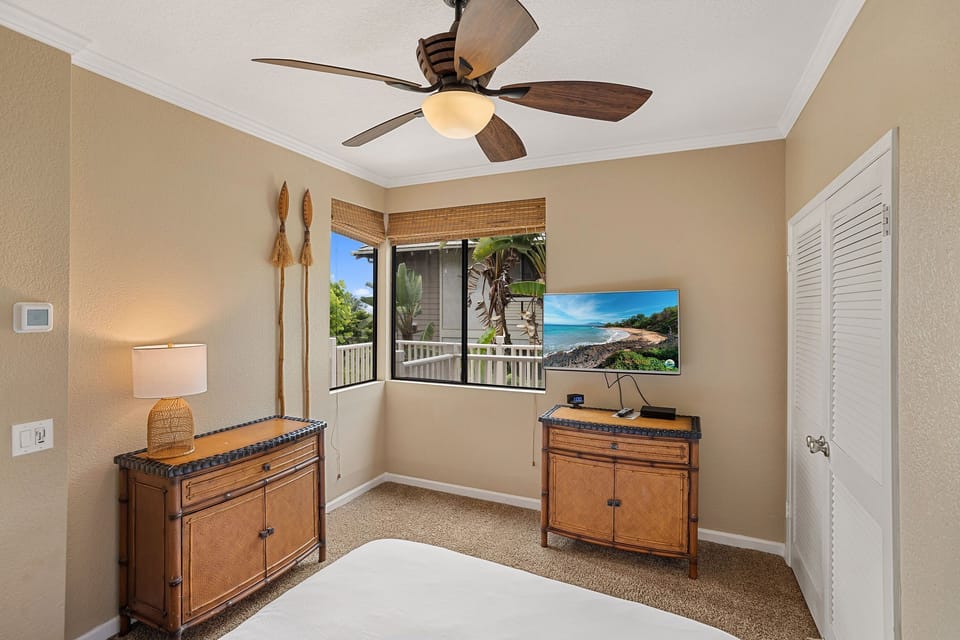 Grand Champions 55, Beautifully Renovated Single Level, Ocean Views, Split AC Apartment in Wailea